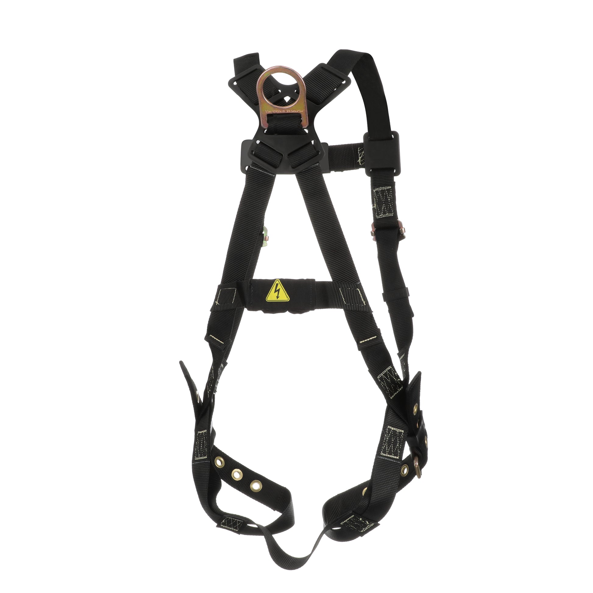 MSA Workman Arc Flash Vest-Style Harness w/Back D-Ring - Qwik-Fit leg straps - Standard (STD) - 10152652
