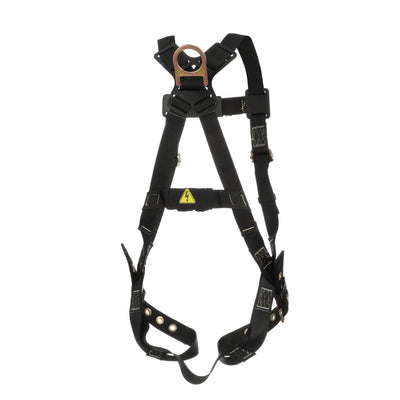 MSA Workman Arc Flash Vest-Style Harness w/Back D-Ring - Qwik-Fit leg straps - Standard (STD) - 10152652