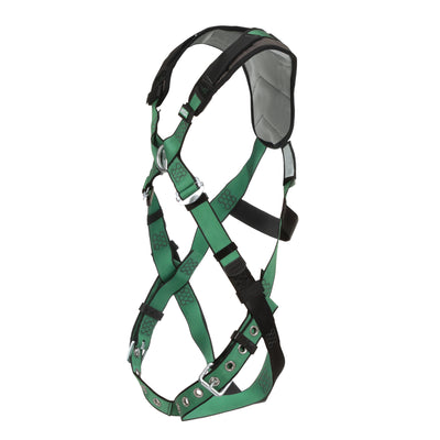 MSA V-FORM+ Harness w/Back & Front D-Rings - Tongue Buckle Leg Straps - Extra Small - 10206092