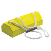 Wheel Chock - Aviation - 20" X 8" X 6" - Large To Oversized Aircraft - Qantas Locking Rope - Handle - Yel - AC6820-QLR-H