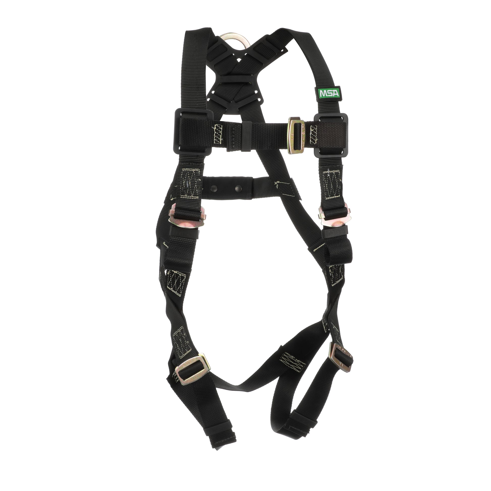 MSA Workman Arc Flash Vest-Style Harness w/Back D-Ring - Tongue Buckle leg straps - Standard (STD) - 10152637