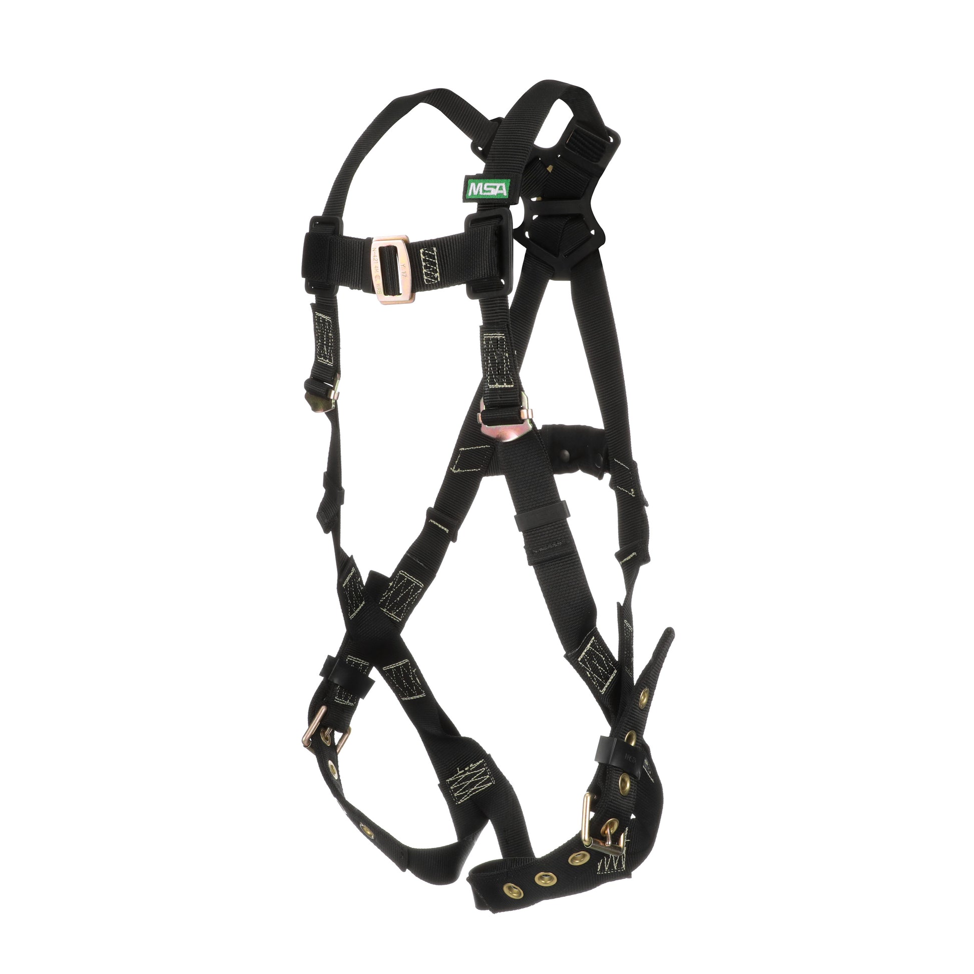 MSA Workman Arc Flash Vest-Style Harness w/Back D-Ring - Qwik-Fit leg straps - Standard (STD) - 10152652