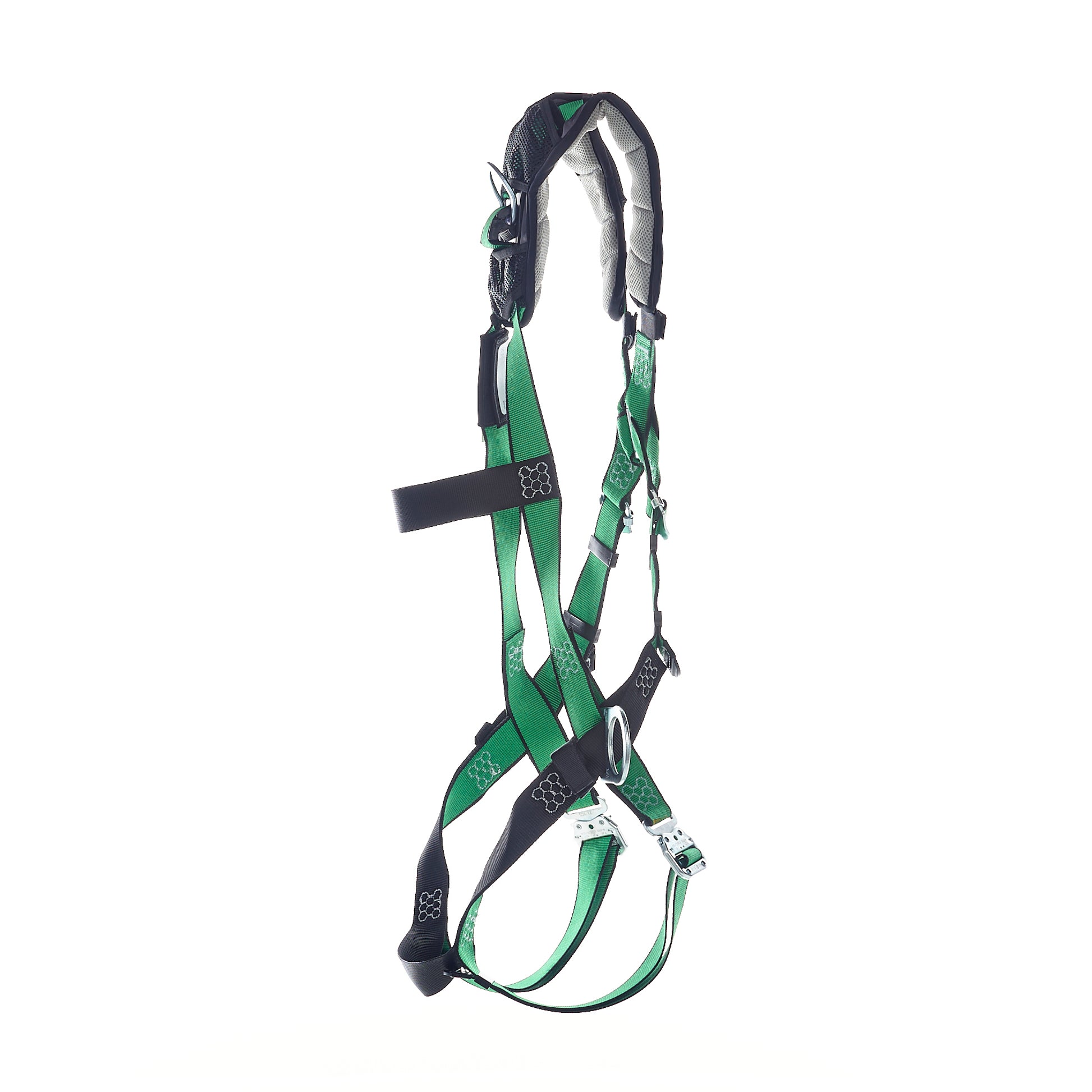 MSA V-FORM+ Harness w/Back, Front & Side D-Rings - Quick Connect Leg Straps - Super Extra Large - 10206147