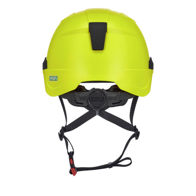 MSA V-Gard H2 Type II Class E Safety Helmet - No Vent - Hi-Viz Yellow - 10242640