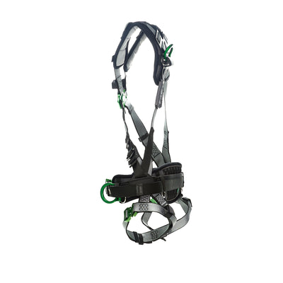 MSA V-FIT Construction Harness w/Back & Side D-Rings - Quick-Connect Leg Straps - Shoulder Padding - Extra Large - 10195135