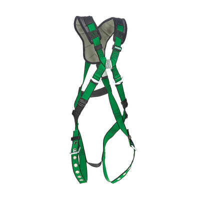 MSA V-FORM+ Harness w/Back D-Ring - Tongue Buckle Leg Straps - Standard - 10205845