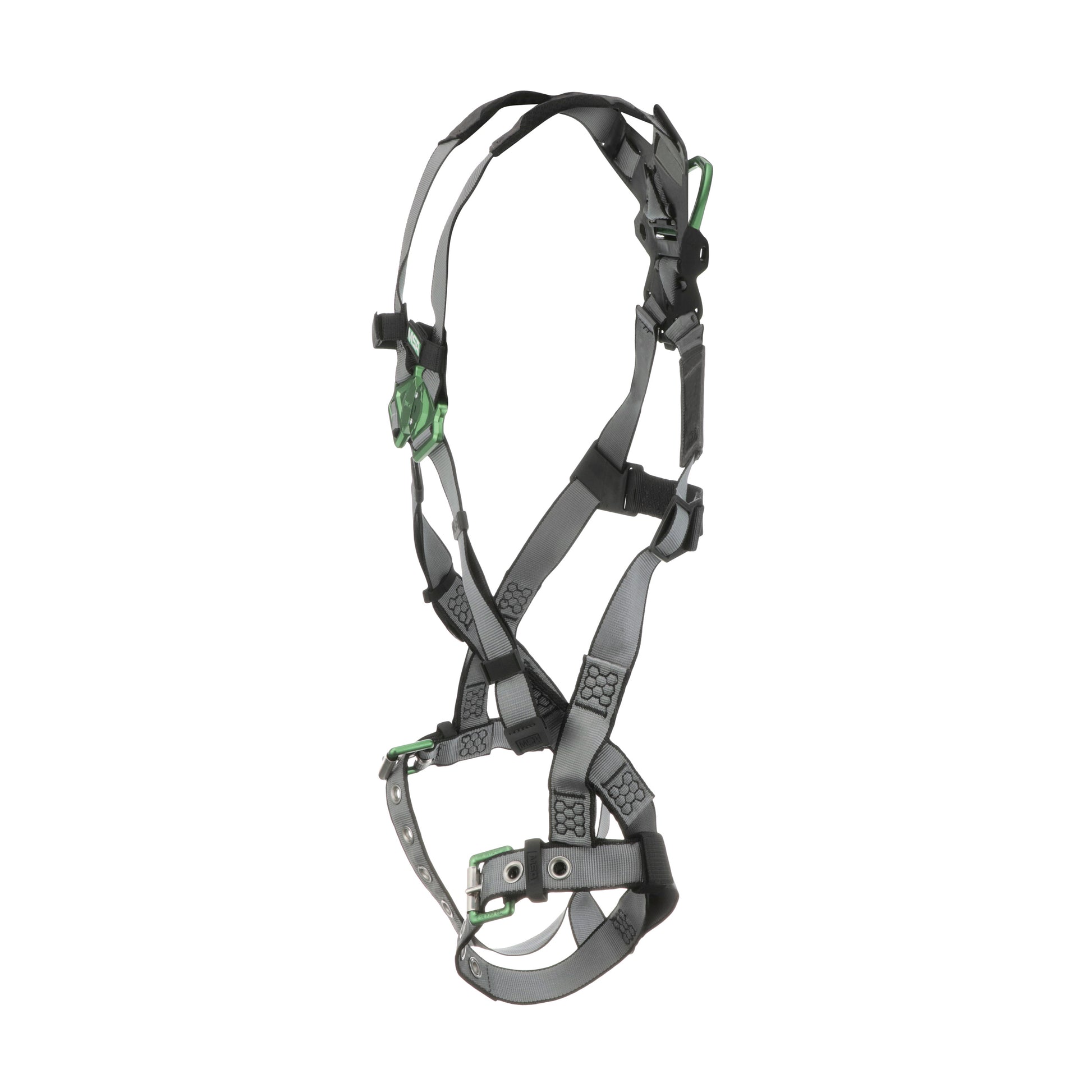 MSA V-FIT Harness w/Back D-Ring - Tongue Buckle Leg Straps - Standard - 10195092