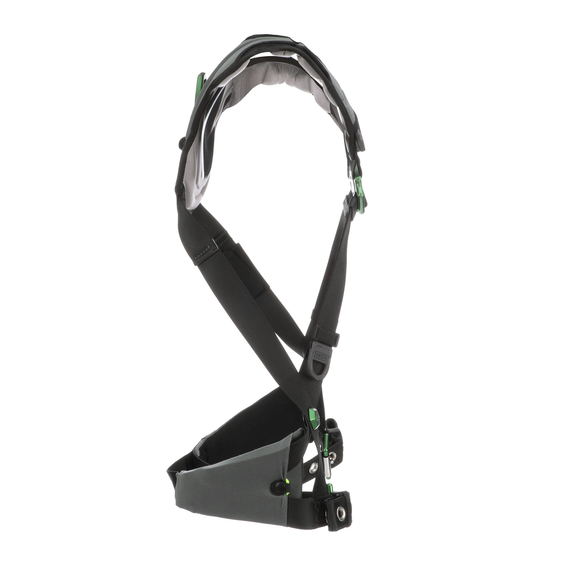 MSA V-FLEX Harness w/Back D-Ring - Tongue Buckle Leg Straps - Extra Small - 10239983