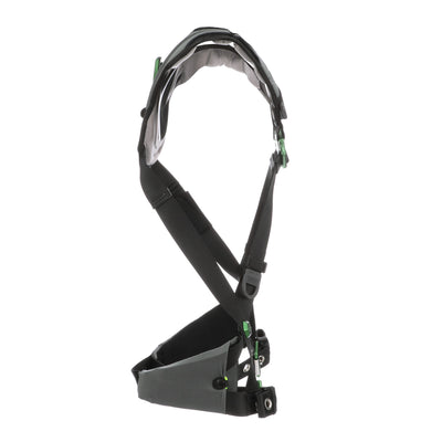 MSA V-FLEX Harness w/Back D-Ring - Tongue Buckle Leg Straps - Super Extra Large - 10239986