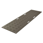 Ground Protection - AlturnaMat - 2' X 8' - One Side Smooth - Black - With Hand Holes - 120 Ton Load - AM28S1HH8