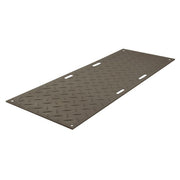 Ground Protection - AlturnaMat - 3' X 8' - Black - With Hand Holes - 120 Ton Load - AM38HH8