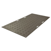 Ground Protection - AlturnaMat - 4' X 8' - Black - With Hand Holes - 120 Ton Load - AM48HH8
