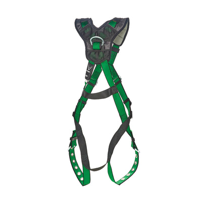 MSA V-FORM+ Harness w/Back D-Ring - Tongue Buckle Leg Straps - Extra Large - 10206086