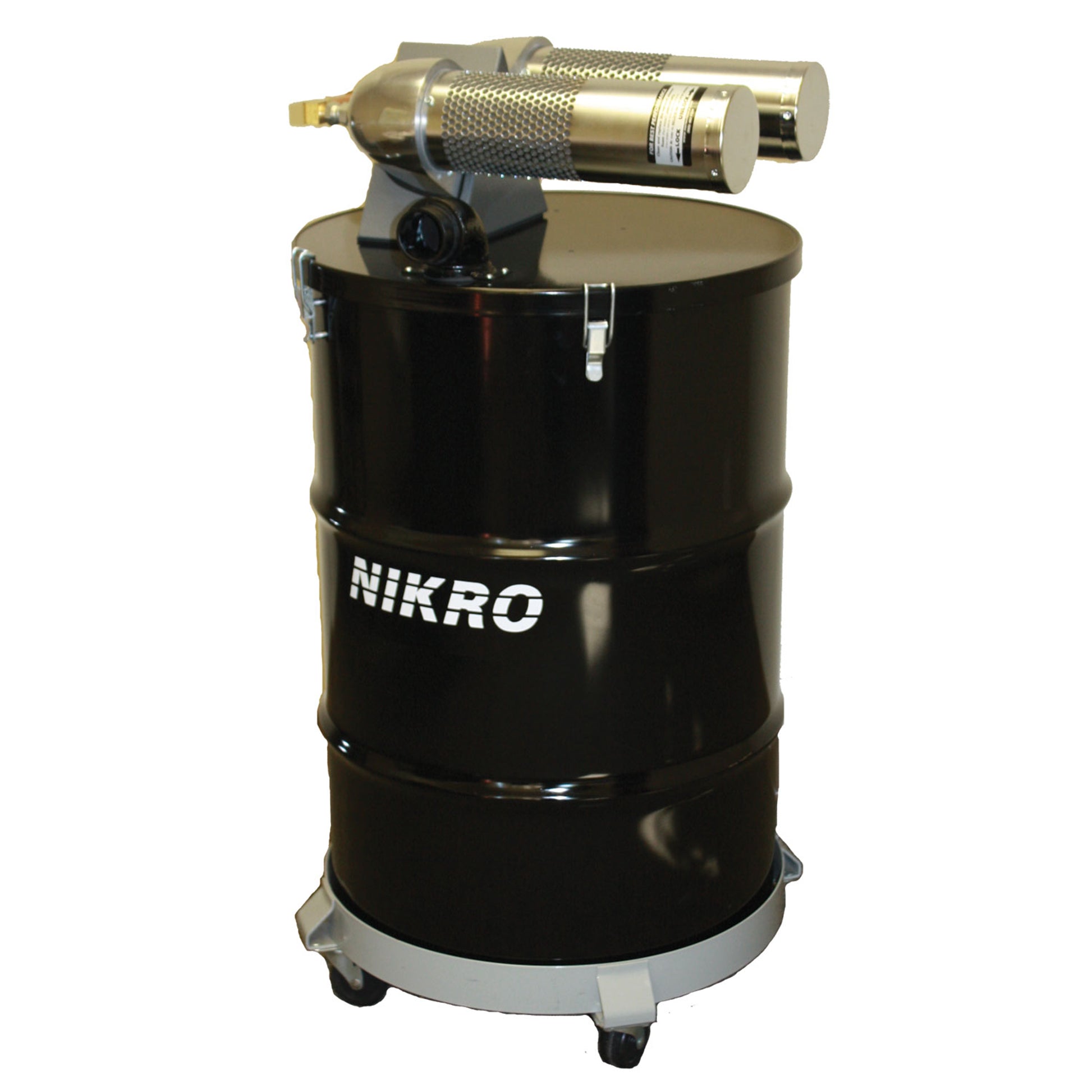 Nikro 55 Gallon Dual Head Pneumatic Wet/Dry Vacuum - AWP55TWN