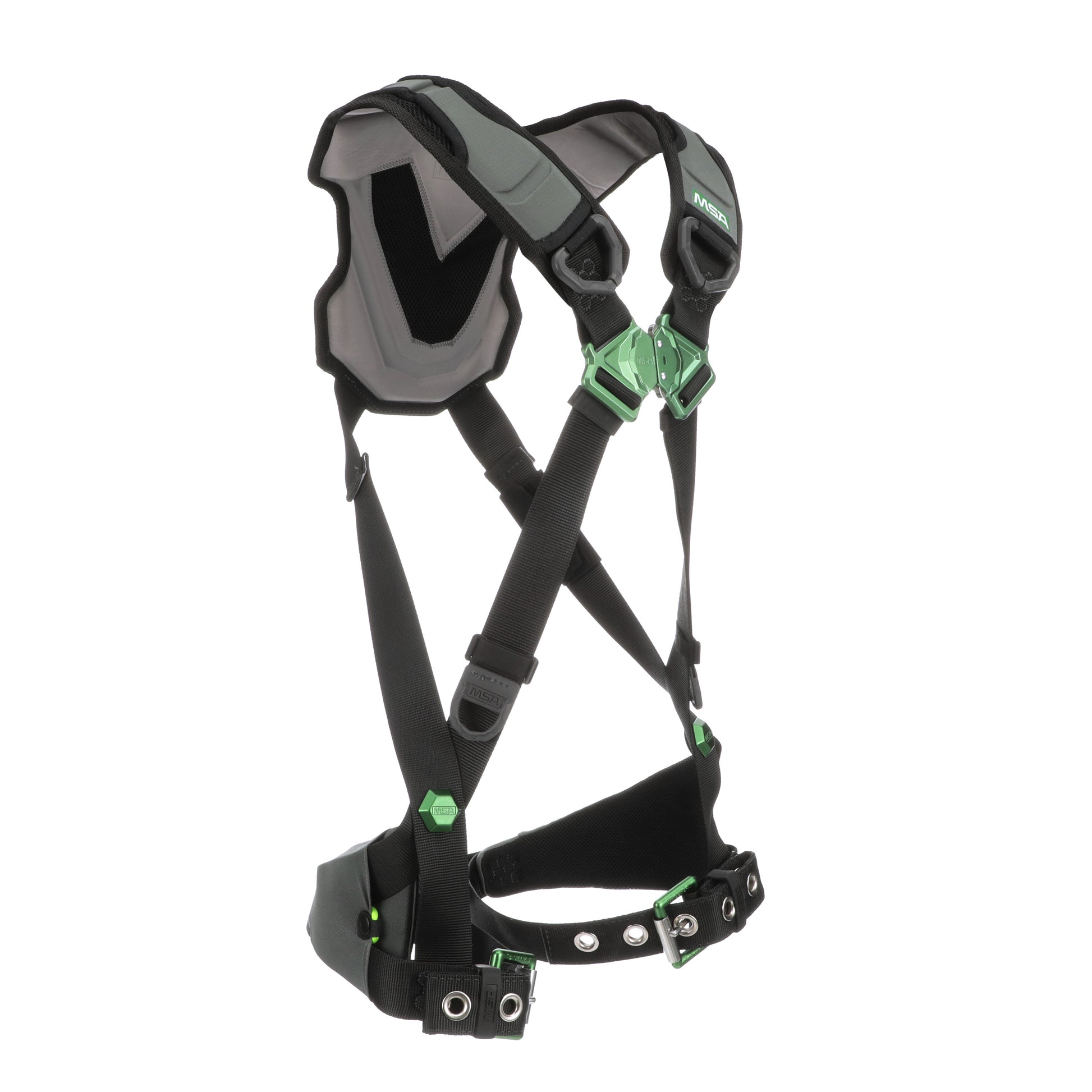 MSA V-FLEX Harness w/Back D-Ring - Tongue Buckle Leg Straps - Extra Small - 10239983