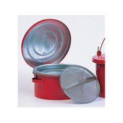 Eagle Bench Can - 2 Quart - Dasher screen - Red - B602