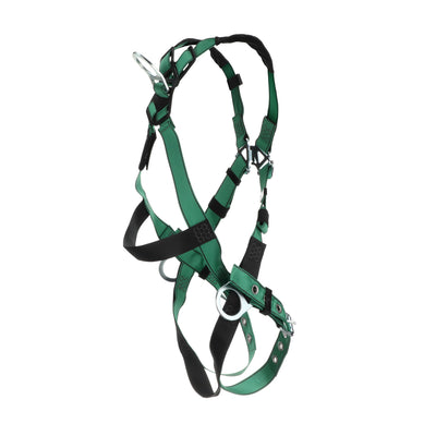 MSA V-FORM Harness w/Back & Side D-Rings - Tongue Buckle Leg Straps - Standard - 10197215