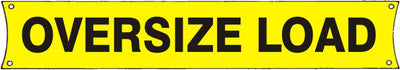 OVERSIZE LOAD BANNER - FOR ESCORT VEHICLES