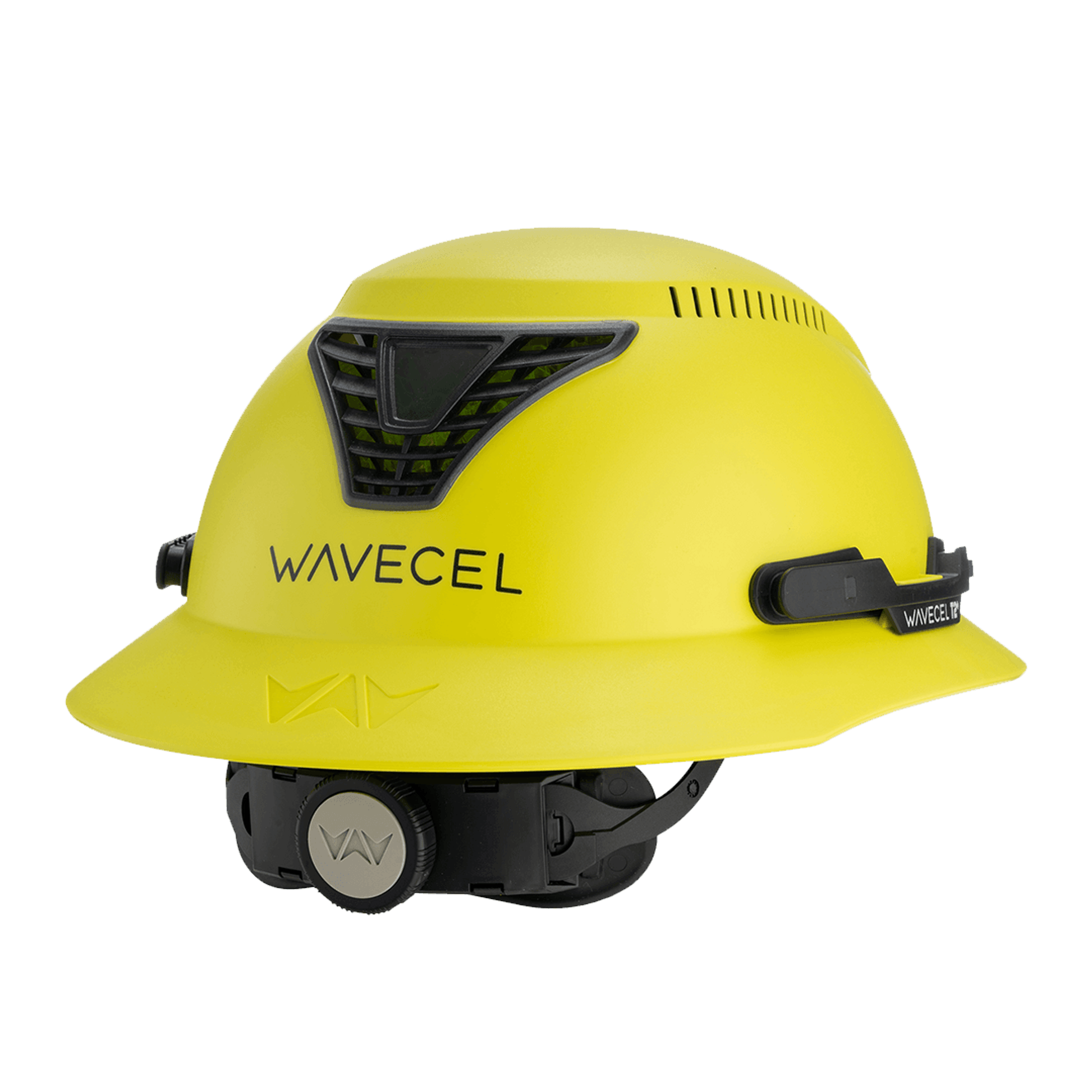 Hardknock Resolve - Full Brim - Class C - Type 2 Safety Helmet - Vented - Yellow - 100-0-730