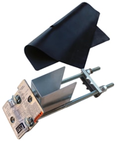 3M DBI-SALA Permanent Detachable D-ring Roof Anchor Base Assembly For Wood - with Flashing - Fits 2 x 4 - 2104534