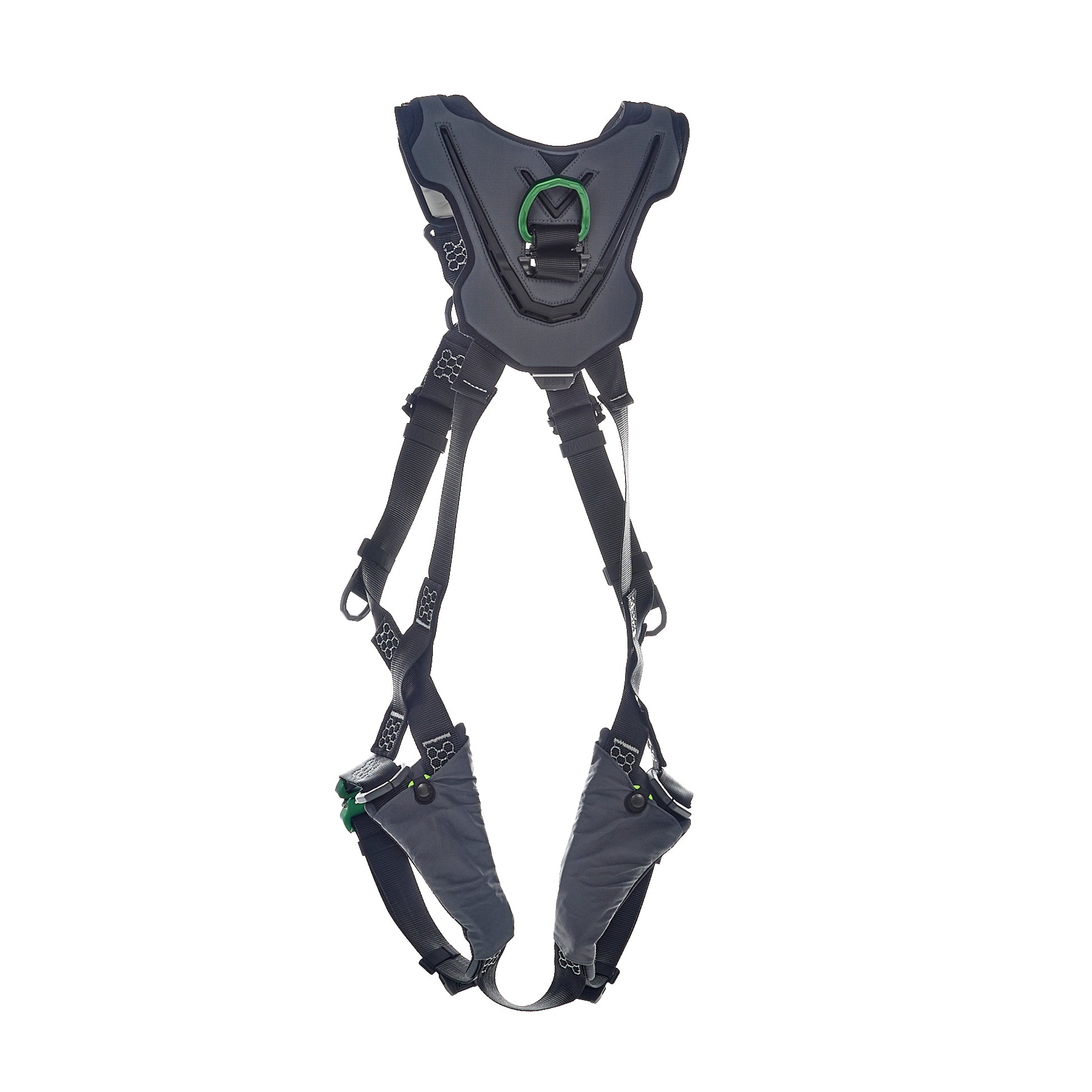 MSA V-FLEX Harness w/Back & Front D-Rings - Quick Connect Leg Straps - Extra Small - 10211316