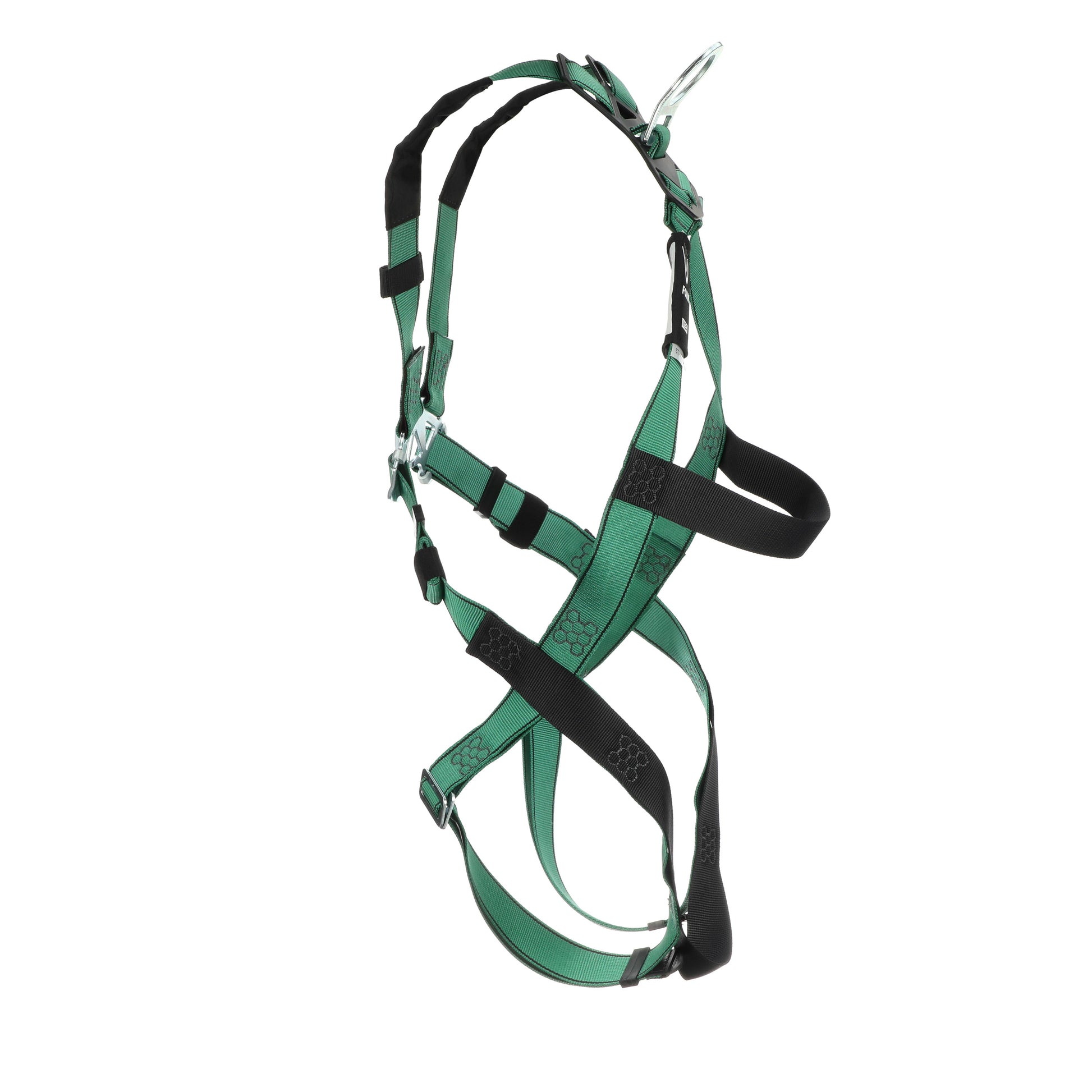 MSA V-FORM Harness w/Back D-Ring - Qwik-Fit Leg Straps - Super Extra Large - 10197198