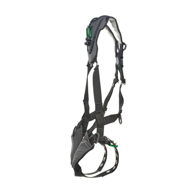 MSA V-FLEX Harness w/Back & Front D-Rings - Tongue Buckle Leg Straps - Extra Small - 10211320
