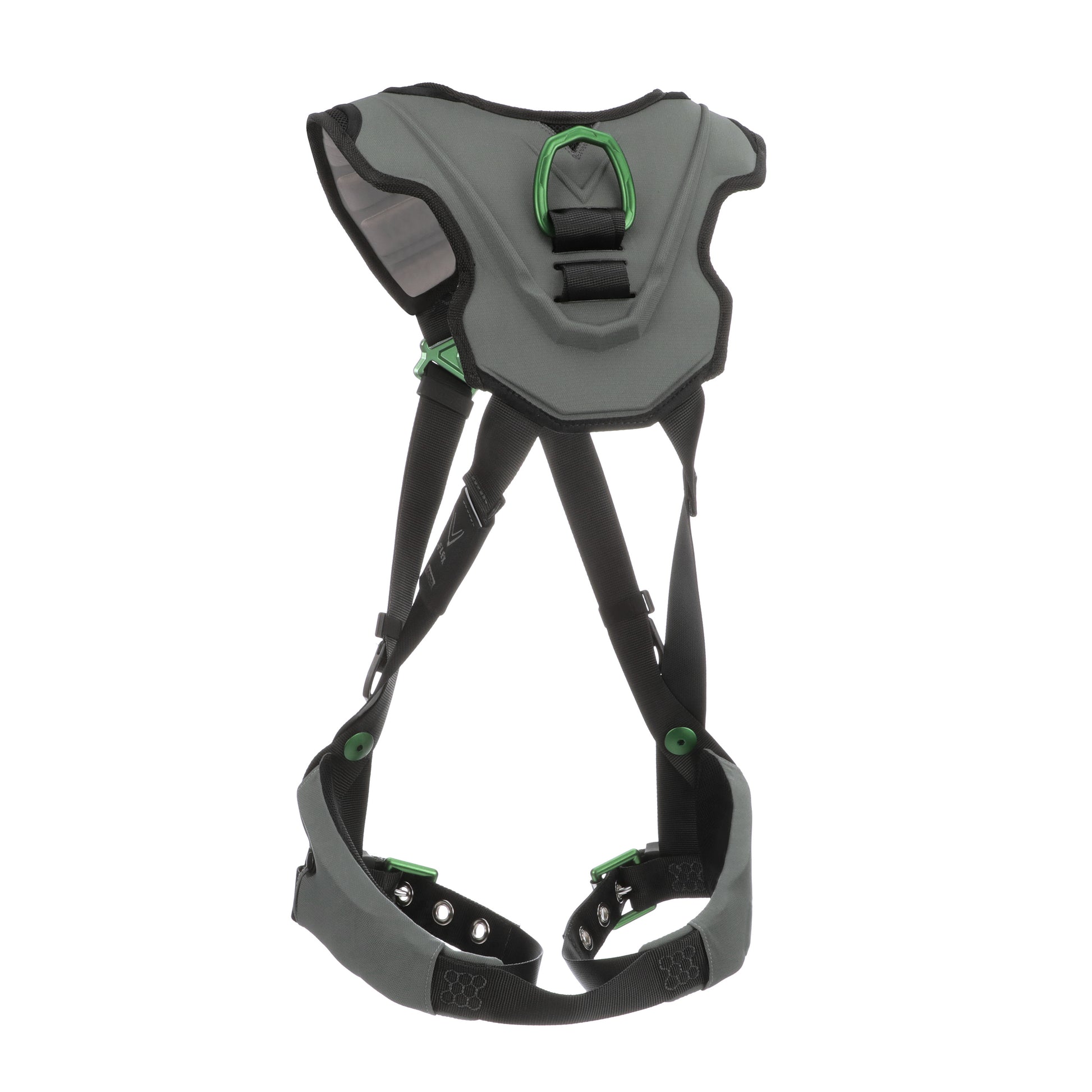 MSA V-FLEX Harness w/Back D-Ring - Tongue Buckle Leg Straps - Extra Large - 10239985