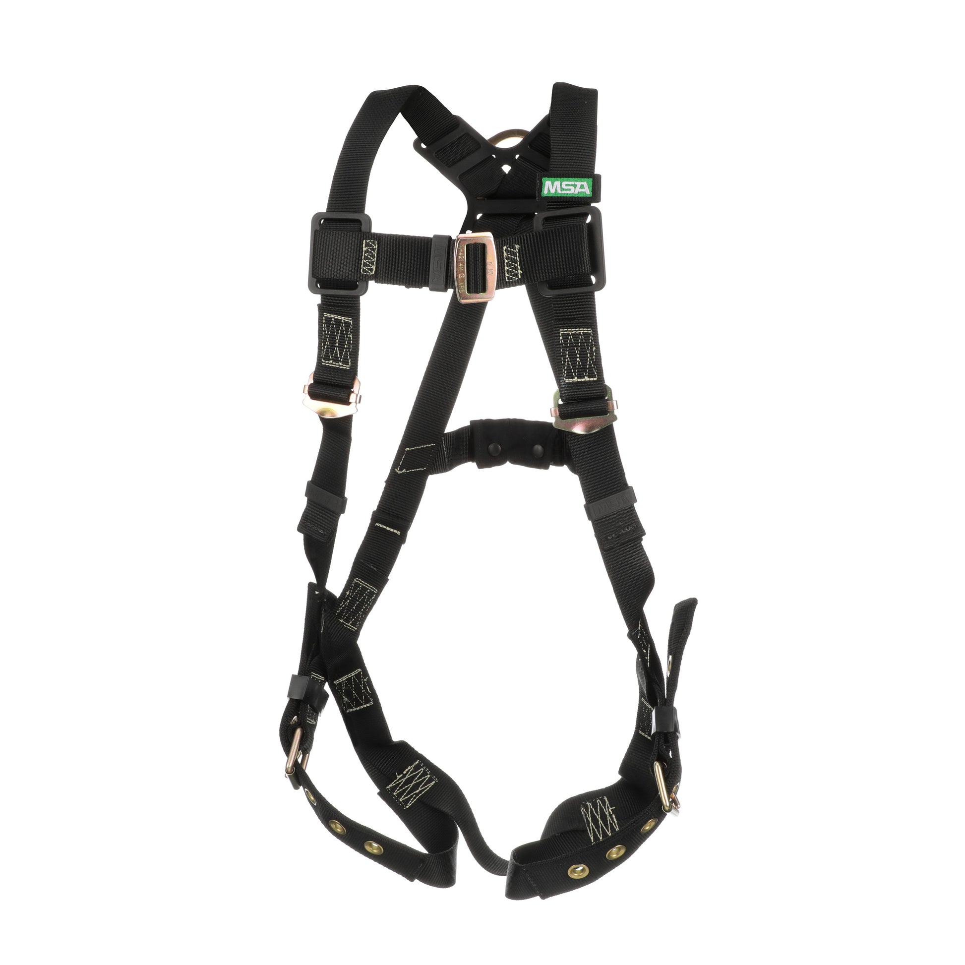 MSA Workman Arc Flash Vest-Style Harness w/Back D-Ring - Qwik-Fit leg straps - Standard (STD) - 10152652