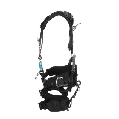 MSA Gravity Suspension Harness w/Back, Front, Belly, & Side D-Rings - Lumbar, Shoulder & Leg Padding - Medium - 10150457