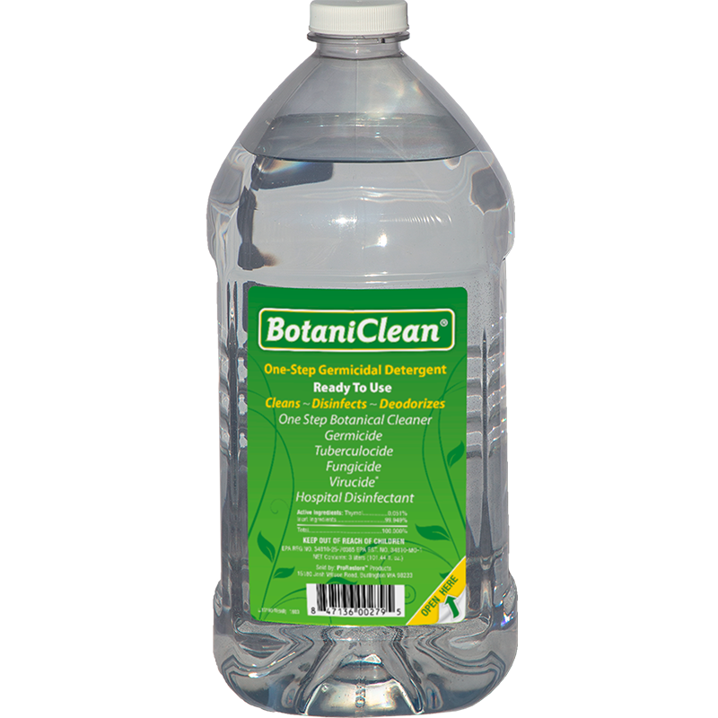 BotaniClean Disinfectant 101812 – 3 Liter Bottle - Case of 4