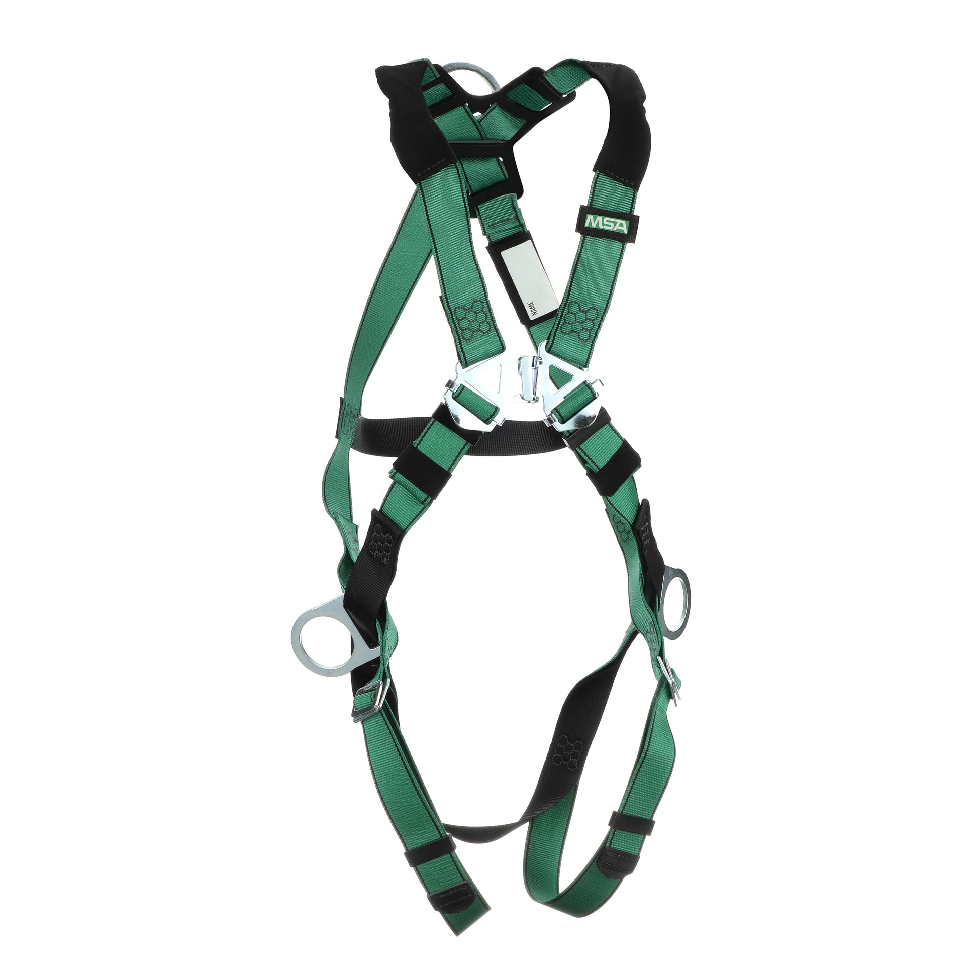 MSA V-FORM Harness w/Back & Side D-Rings - Qwik-Fit Leg Straps - Extra Small - 10197199
