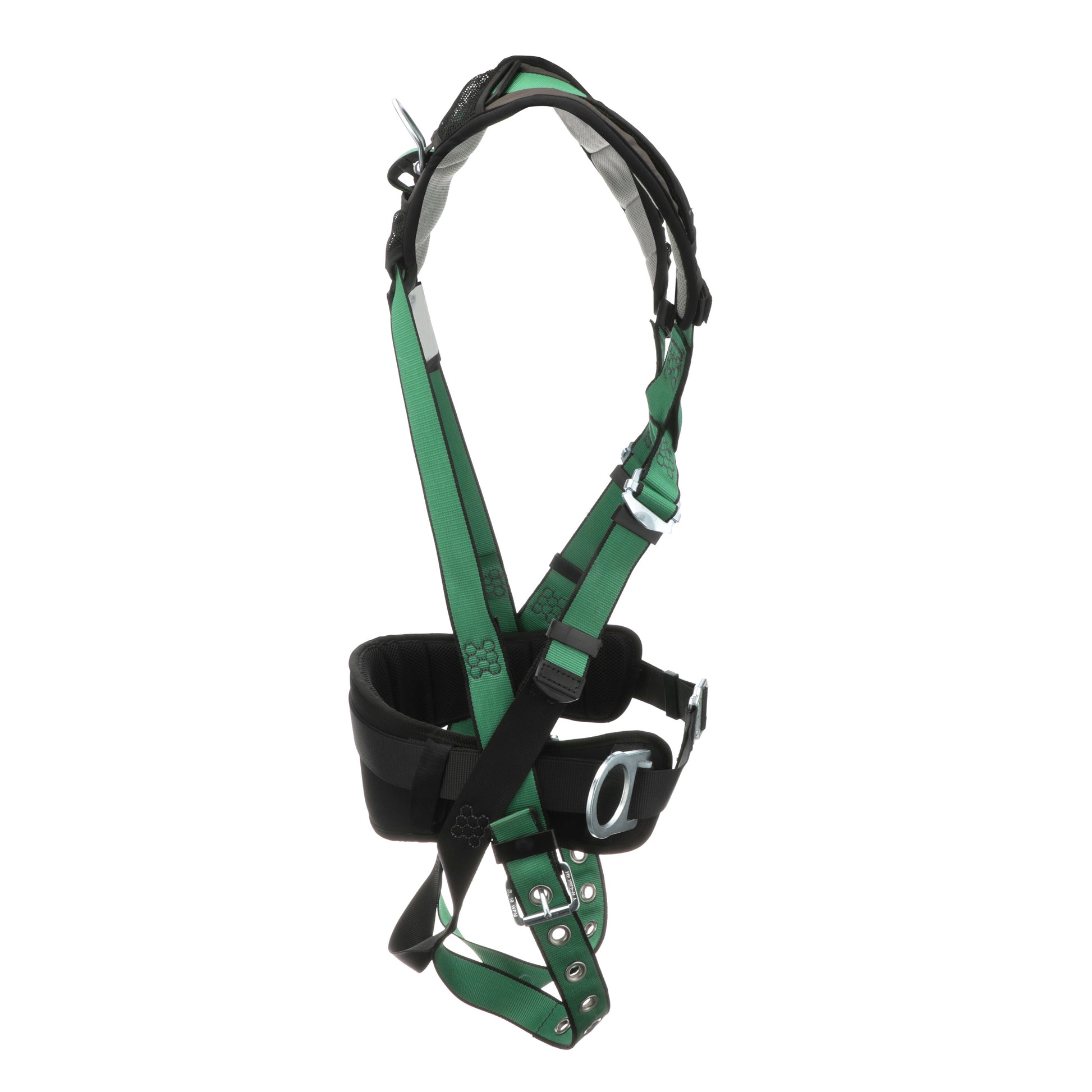 MSA V-FORM+ Construction Harness w/Back & Side D-Rings - Tongue Buckle Leg Straps - Shoulder Padding - Extra Large - 10206162
