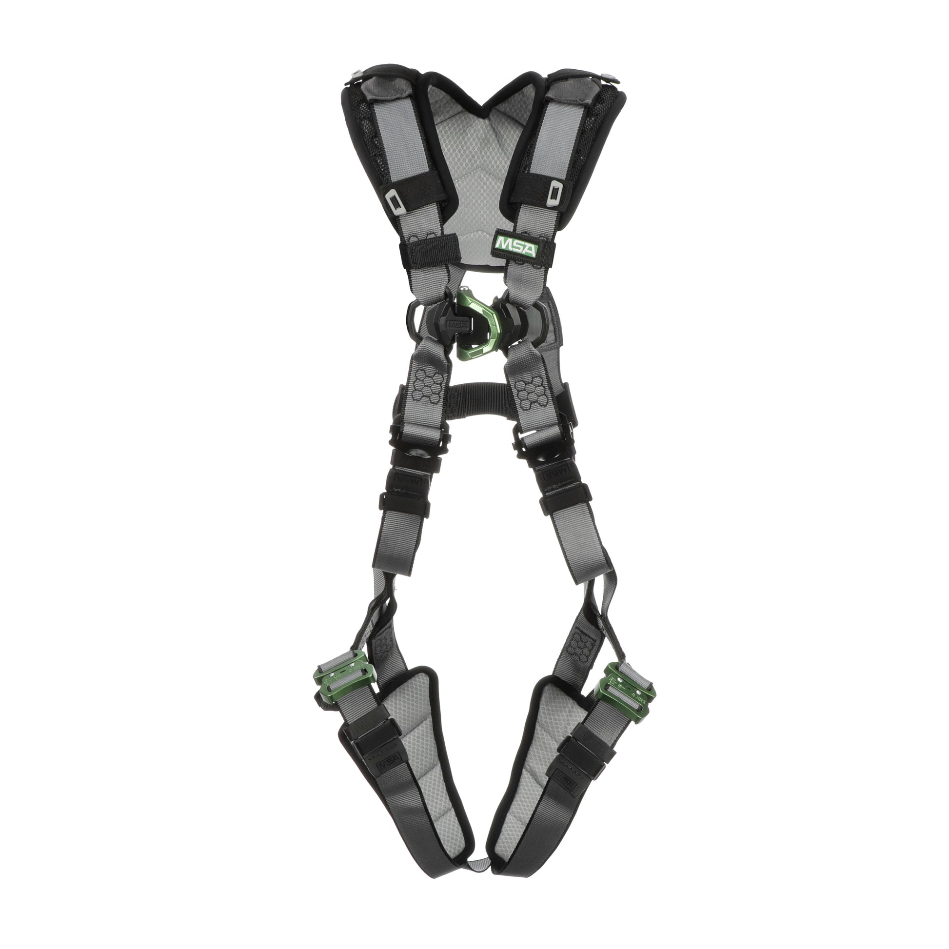 MSA V-FIT Harness w/Back D-Ring - Quick-Connect Leg Straps - Shoulder & Leg Padding - Standard - 10194945