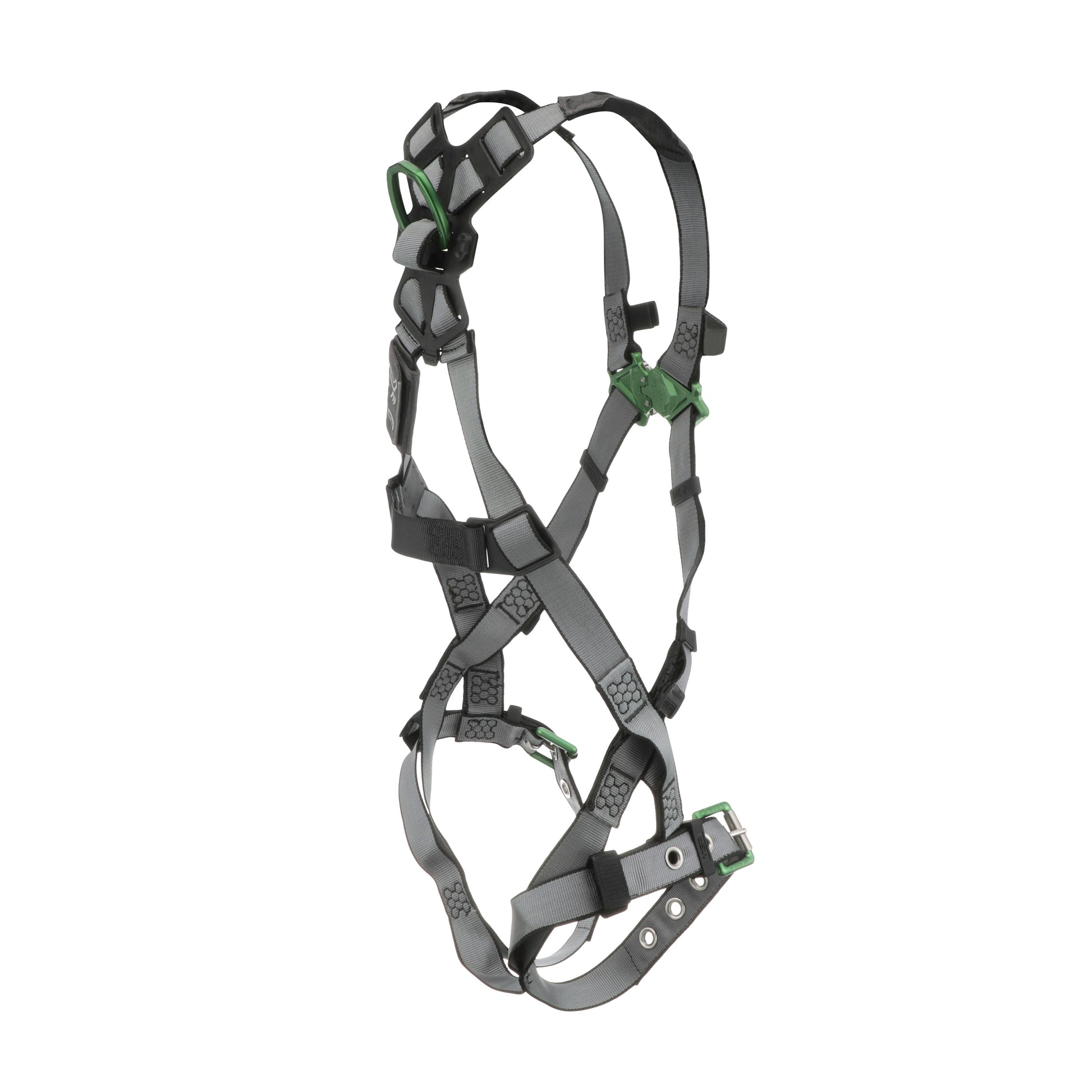MSA V-FIT Harness w/Back D-Ring - Tongue Buckle Leg Straps - Standard - 10195092