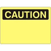 CAUTION BLANK - CAUTION SIGN - CAUTION BLANK - CAUTION SIGN, 14X20, Plastic (.040)