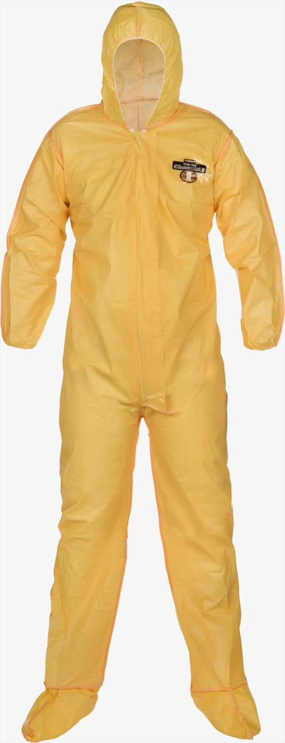 Lakeland ChemMax 1 Bound Seam Coverall - Hood/Boots - C1B414Y