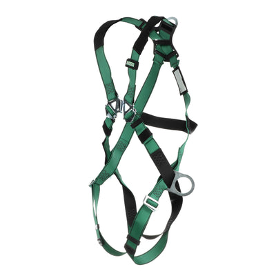 MSA V-FORM Harness w/Back & Side D-Rings - Qwik-Fit Leg Straps - Extra Large - 10197231