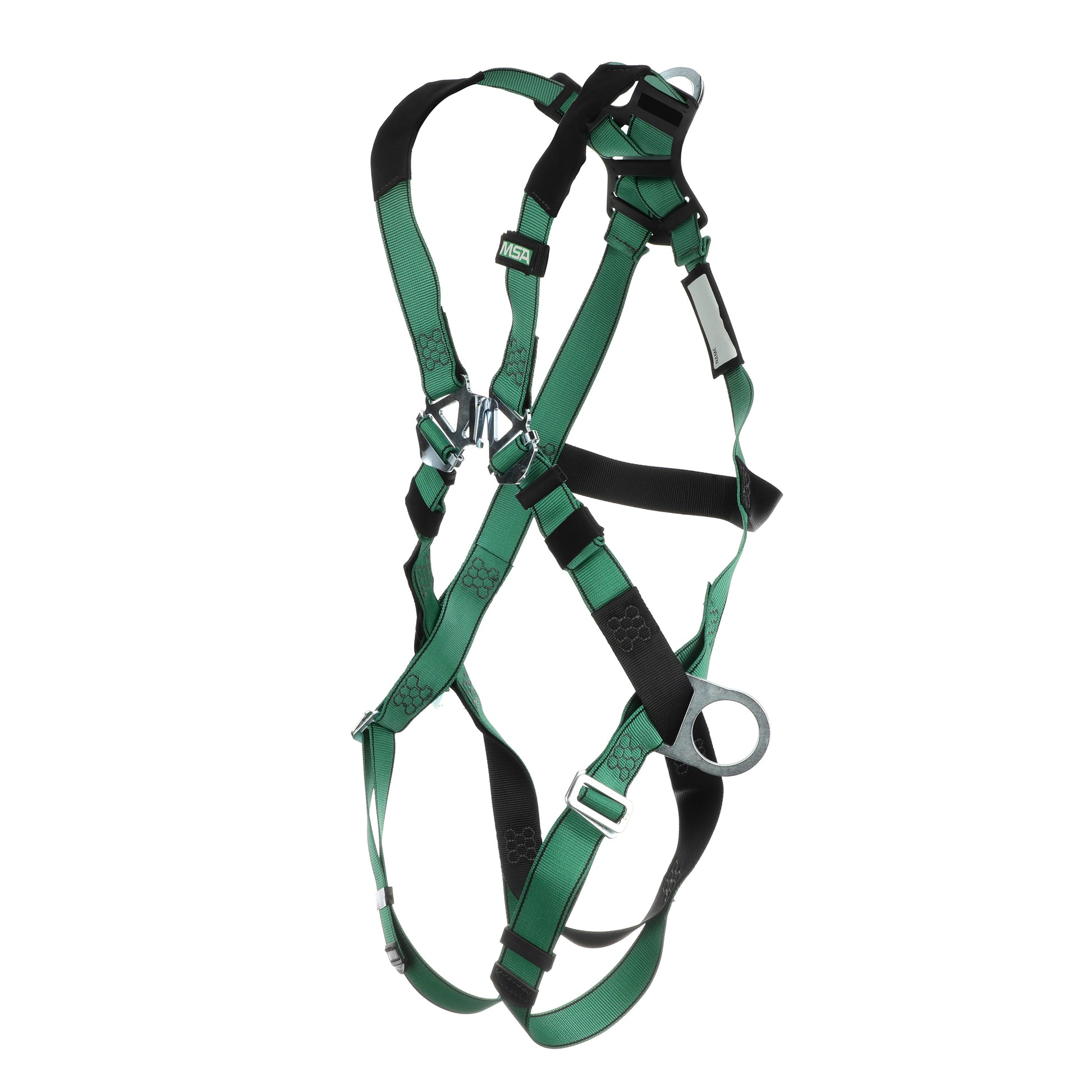 MSA V-FORM Harness w/Back & Side D-Rings - Qwik-Fit Leg Straps - Super Extra Large - 10197232