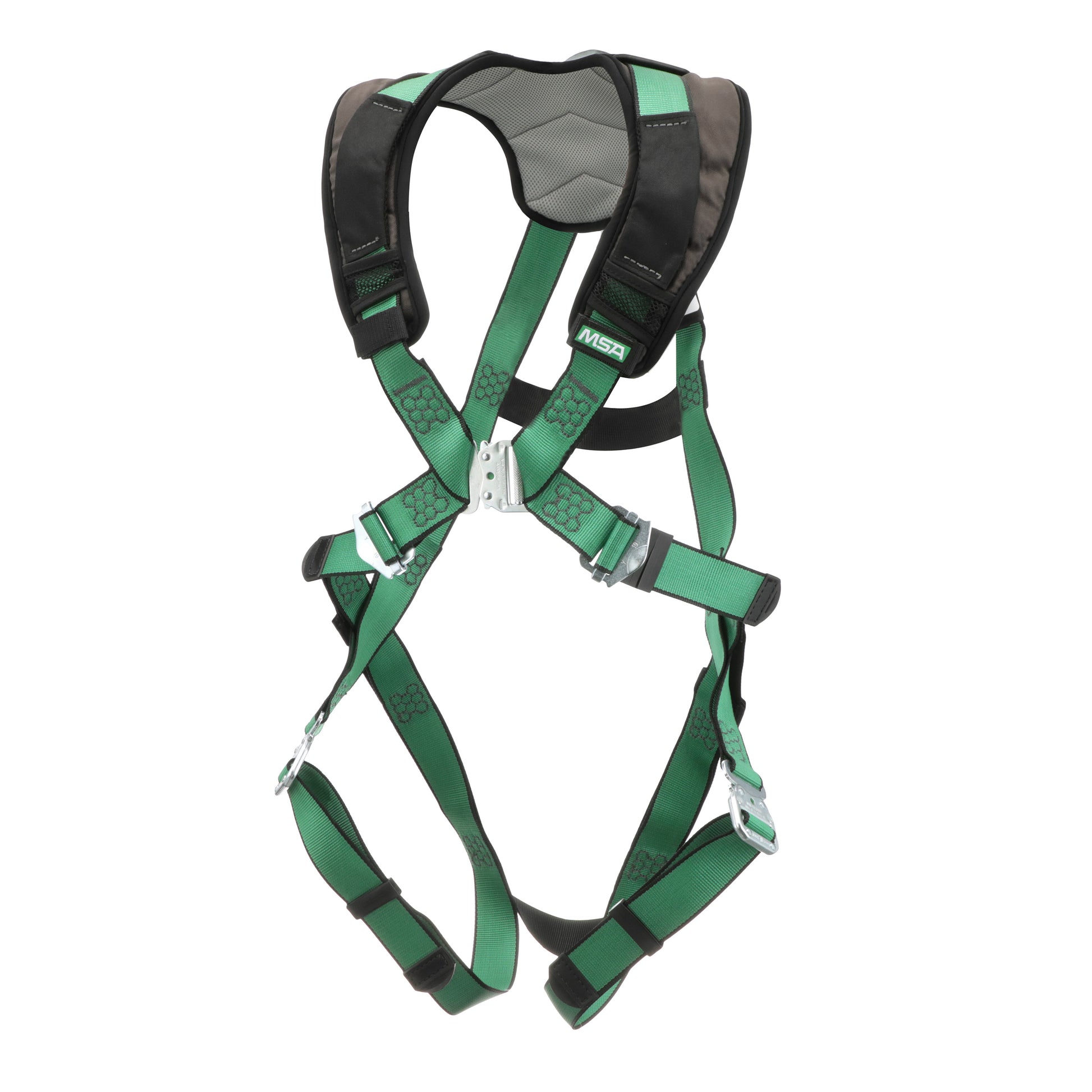 MSA V-FORM+ Harness w/Back D-Ring - Quick Connect Leg Straps - Super Extra Large - 10206103