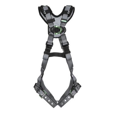MSA V-FIT Harness w/Back D-Ring - Tongue Buckle Leg Straps - Shoulder & Leg Padding - Super Extra Large - 10194979