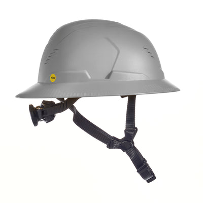 MSA V-Gard H2 Full Brim - Type II Class C - Mips - Safety Helmet - Vented - Gray - 10250609