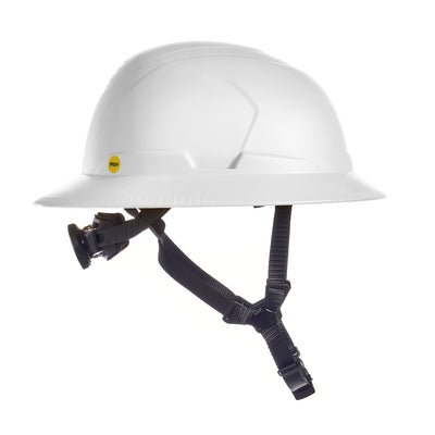 MSA V-Gard H2 Full Brim - Type II Class C - Mips - Safety Helmet - Non-Vented - White - 10250617