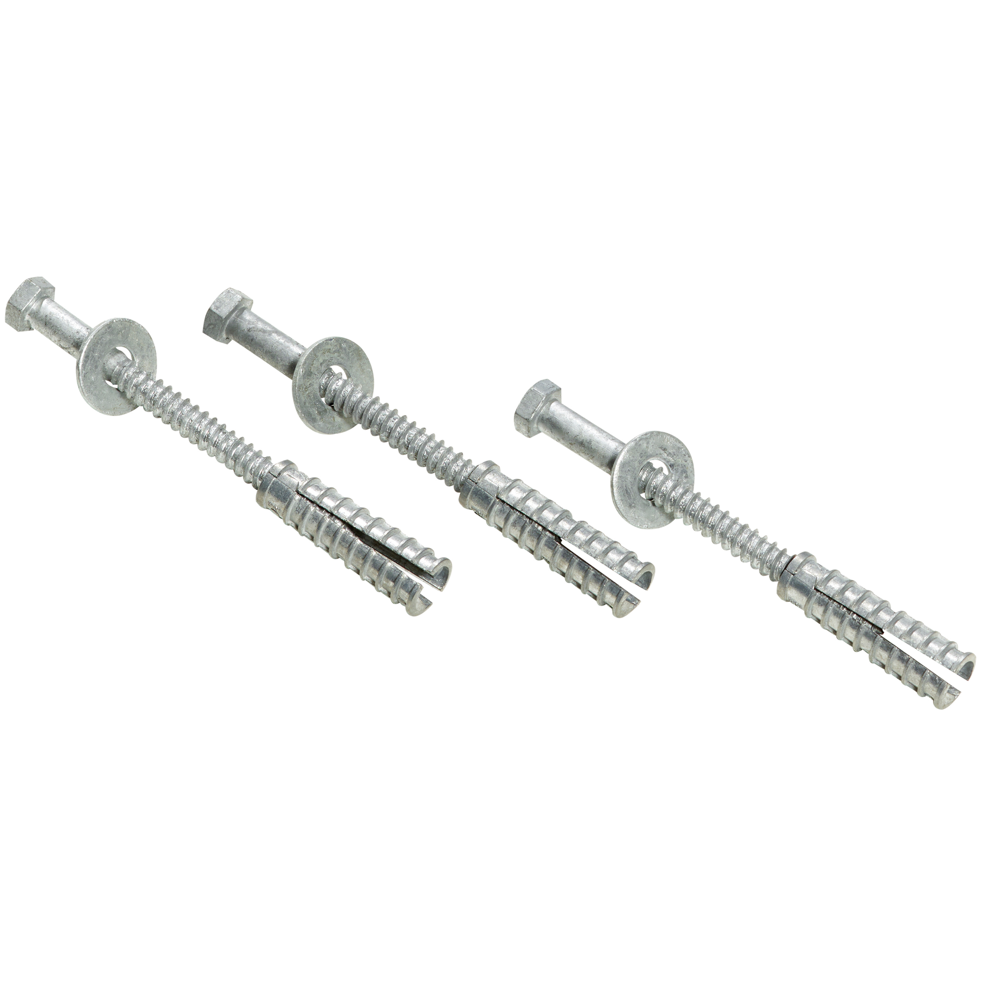 Plastic Truck Parking Stop - Lag Bolt Kit For Ts8 - Includes: 10"X.5" Lag Bolt - Shield & (2) .5" Washers - CS/SB/TS-LAG-10