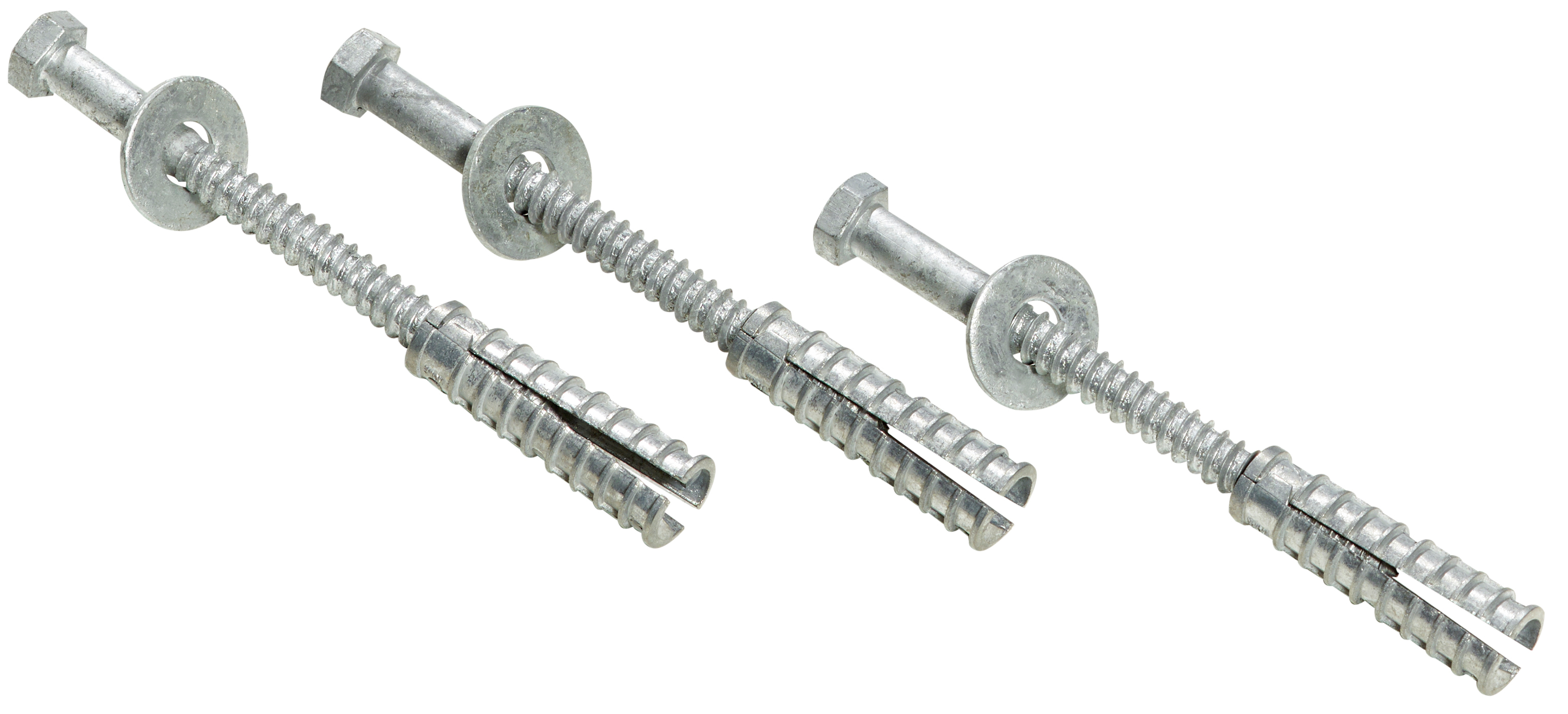 Plastic Truck Parking Stop - Lag Bolt Kit For Ts8 - Includes: 10"X.5" Lag Bolt - Shield & (2) .5" Washers - CS/SB/TS-LAG-10