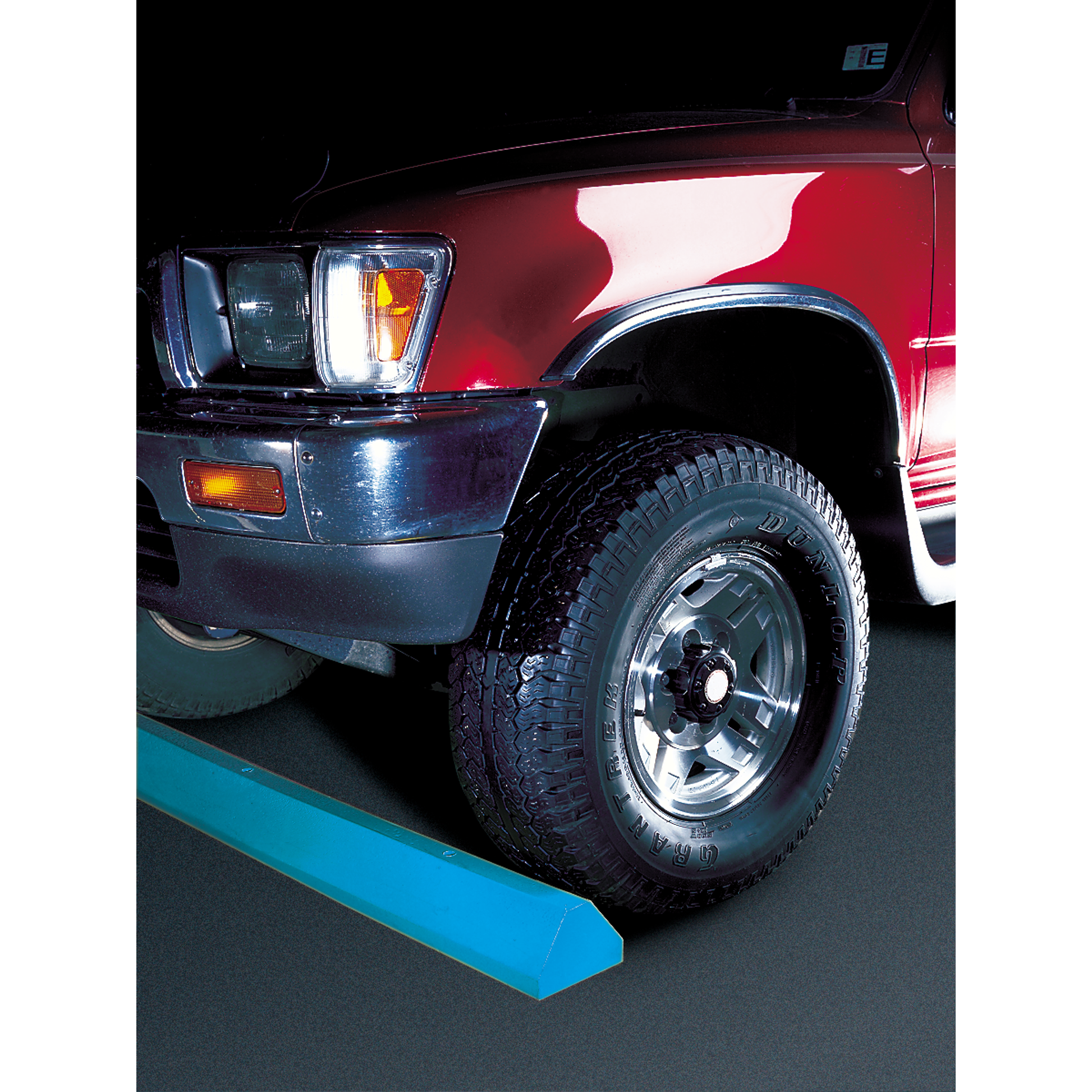 Plastic Car Parking Stop - 6' Standard - 72" X 4" X 6" - Blue - No Hardware - CS6S-B
