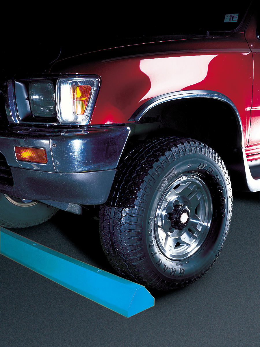 Plastic Car Parking Stop - 6' Standard - 72" X 4" X 6" - Blue - No Hardware - CS6S-B