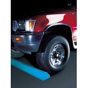 Plastic Car Parking Stop - 6' Standard - 72" X 4" X 6" - Blue - W/ Steel Spike Hardware - CS6S-SB