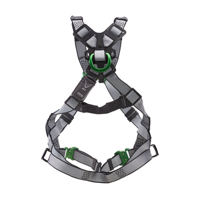 MSA V-FIT Harness w/Back & Shoulder D-Rings - Quick-Connect Leg Straps - Standard - 10195074