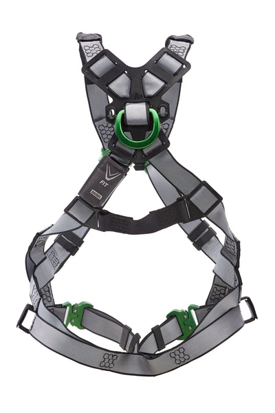 MSA V-FIT Harness w/Back & Shoulder D-Rings - Quick-Connect Leg Straps - Standard - 10195074